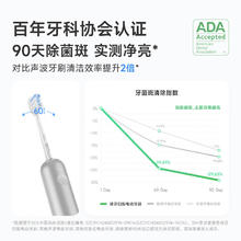 徕芬 新一代扫振电动牙刷成人 深度清洁护龈 标配牙刷头莱芬 LFTB01-A 父亲节男生男士 银色306.99元