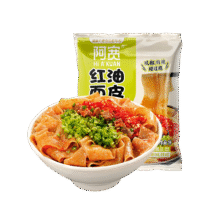 阿宽 随意搭配粉面 110g 双椒牛肉面皮