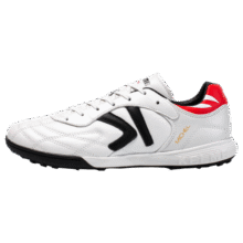 KELME/卡尔美足球鞋男TF碎钉夏季透气系带学生青少年比赛训练鞋成人 白/红 43