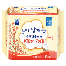 恩芝（Eun jee）日用卫生巾250mm 护翼型透气自然舒爽姨妈巾【韩国原装进口】 棉柔 250mm 10片 韩国进口