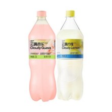 柠檬共和国云雾柠檬芭乐气泡果汁饮料清爽解腻汽水饮品大瓶1.25L