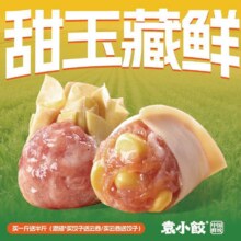 美团 袁小饺 【甜玉藏鲜】一斤全家福云吞/饺子送半斤玉米饺子/云吞（生鲜）原价26.7元 现价17.8元