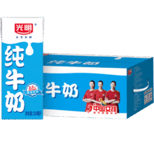 微信小程序、首单礼金：光明 经典全脂 纯牛奶 3.2g蛋白质 24盒 250ml