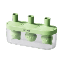 ecoco 意可可 雪糕模具食品级硅胶家用做冰棒冰棍冰糕冰淇淋磨具E25022绿13.45元（需领券）