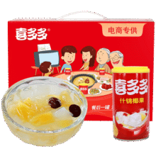 喜多多什锦椰果罐头370g*6罐福建特产零食饮料经典水果罐头整箱装量贩装23.9元 (每满300减30,券后省4)
