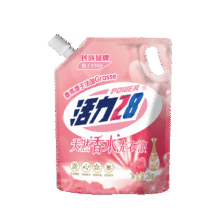 活力 28香水洗衣液玫瑰芬芳持久留香低泡易漂去污渍家用实惠袋装机洗手洗 天然香水2kg4.9元（需领券）