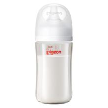 贝亲 自然实感第3代PRO系列 AA187 玻璃奶瓶 240ml M 3月+