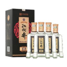 扳倒井白酒 52度窖藏 浓香型纯粮酿造白酒 手提礼盒装送礼自饮白酒 52度 500mL 4瓶