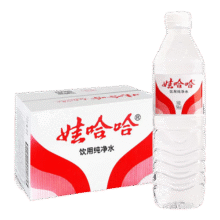 娃哈哈纯净水饮用水 596ml*24瓶 596ml*24瓶【纸箱】26.9元 (券后省5,月销1000+)