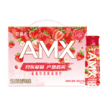 伊利 安慕希AMX丹东草莓酸奶 230g*10瓶32.72元（叠加全能卡红包到手更低）