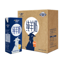 卓牧（JOMILK）纯羊奶120天短保脱膻处理营养早餐奶日期新鲜工厂直发 【10年经典】精选纯羊奶16盒*1提159元 (券后省30)