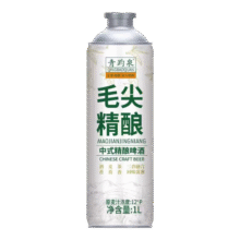 低度微醺新中式精酿茶啤酒 毛尖茶啤 1L  单瓶装3.9元（需领券）