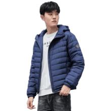 鸭鸭（YAYA）羽绒服男士轻薄短款修身时尚连帽保暖易打理外套简约潮D DYP87A0020-黑色 2XL /185209元 (券后省10)
