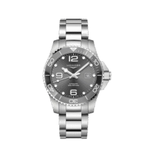 浪琴（LONGINES）瑞士手表 康卡斯潜水系列 机械钢带男表L37824766