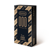 杜蕾斯避孕套超薄001创TRON 5只装 安全套情趣用品 无色光面宽度 55mm