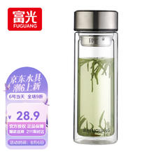 富光 X1804-SP-380 双层玻璃杯 380ml