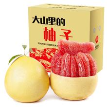 食九月 土八鲜 福建琯溪蜜柚 红肉柚 4.5-5斤（2-3枚装）净重4.5斤以上