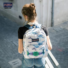JANSPORT 印花集合女书包男高中双肩背包轻便户外通勤电脑包券后74元