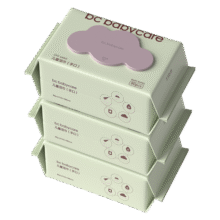 bc babycare婴儿湿巾 新生儿手口湿纸巾宝宝 屁屁加厚紫盖湿巾 【尝鲜体验】 80抽 3包