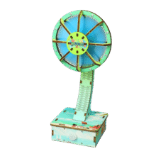 探梦儿童创意diy人体感应风扇科技手工小制作小学生steam科学实验玩具 人体感应风扇（送安装工具）