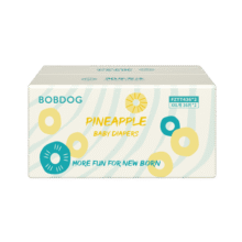 巴布豆（BOBDOG）【老爸抽检】新菠萝纸尿裤XXL号72片(15KG以上)加大码婴儿尿不湿81.9元 (月销2000+)