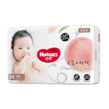 HUGGIES/好奇 铂金装小桃裤 M码 纸尿裤 46片