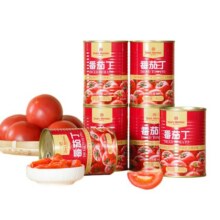 1号会员店（One's Member）番茄丁400g*6 *4件  0添加剂新疆番茄罐头合20.38元/件（买3赠1，共81.5元）