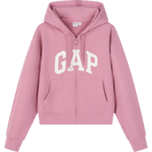 Gap女装春夏款LOGO连帽法式圈织软卫衣洋气外套40216794元