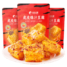 首购：比比赞 虎皮爆汁豆腐 300g