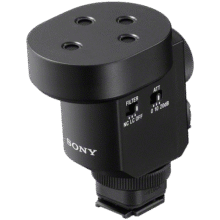 索尼（SONY） ECM-M1数字音频麦克风 8种收音模式 超轻超小 立体声音效 相机麦克风 机顶枪型麦克风 直播1819元