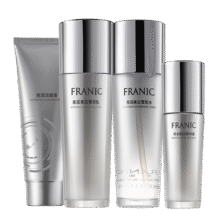 法兰琳卡（FRANIC）紫钻抗皱护肤品套装紧致淡纹补水保湿洁面水乳霜化妆品一套女全套 【清洁补水抗皱】洁水霜组合