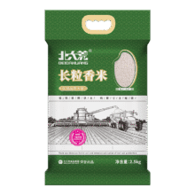 北大荒 东北大米长粒香2.5kg/5斤11.9元（需领券）