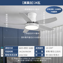 雷士照明 Lighting 雷士照明 NVC Lighting 展翼系列 ESFSFS9001/24SB LED吊扇灯204元