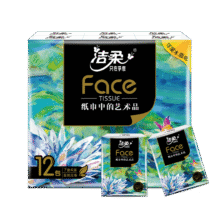 C&S 洁柔 手帕纸 锦鲤12包4层加厚7张 湿水强韧 艺术油画Face4.9元