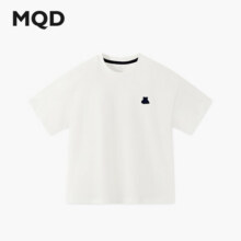 马骑顿（MQD）男女同款夏季学院风基础百搭亲肤短袖轻薄上衣多色T恤 本白 11039元 (券后省60)