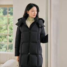 BOSIDENG 波司登 断码清仓 连帽休闲长款冬季羽绒服外套 黑色8056券后729元