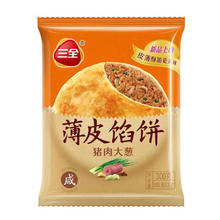 三全 中式早餐 三全猪肉大葱馅饼300g3片