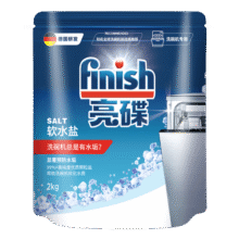 finish亮碟洗碗机用洗碗盐软水盐 预防水垢助力清洁养护机体高纯度盐2kg