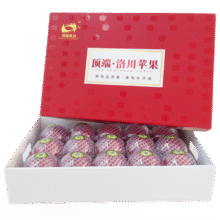 洛川苹果 红富士苹果 单果约180-220g、15枚