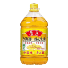 鲁花   5S压榨一级花生油  3.68L*1桶101.8元