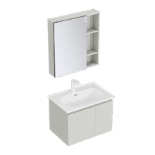 九牧（JOMOO）浴室柜 陶瓷一体盆抗菌洗脸盆柜组合冷灰70cm A2741-13LD-1799.65元（需领券）