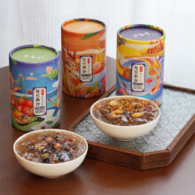 杭州特产，三家村 桂花坚果每日藕粉 380g*2罐  多款新低38.86元包邮（19.43元/罐）