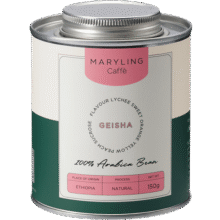MARYLINGCaffe埃塞俄比亚瑰夏进口精品咖啡豆单品手冲新鲜浅中烘焙罐装150g