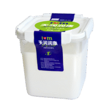 天润酸奶 新疆方桶老酸奶润康桶装 家庭装 1kg*2桶【顺丰包邮】