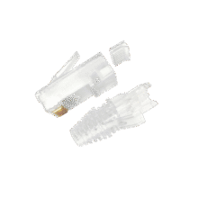 COMMSCOPE康普水晶头 超六类/六类非屏蔽Cat6A/6水晶头及尾套 支持26-23线规 10个/包6-2843007-1&2843018-375元 (满2件9.90折)