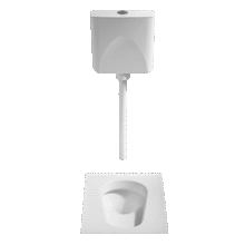 箭牌 蹲便器水箱一体 高度256mm