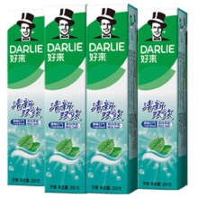 再降价、88会员：好来 清新双效牙膏 200g*4支