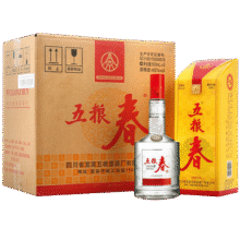 五粮液 五粮春一代【酒厂直营】婚宴喜宴纯粮食浓香型优级白酒中秋送礼 45度 500mL 6瓶 （含3只礼袋）1928元