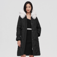 反季断码清仓！Bosideng 波司登 女士狐狸毛领中长款羽绒服B10145258 四色￥492.20 2.2折
