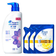 海飞丝 SPA香氛幽香馥郁洗发水750G+200G*3(共1350g)54.54元
